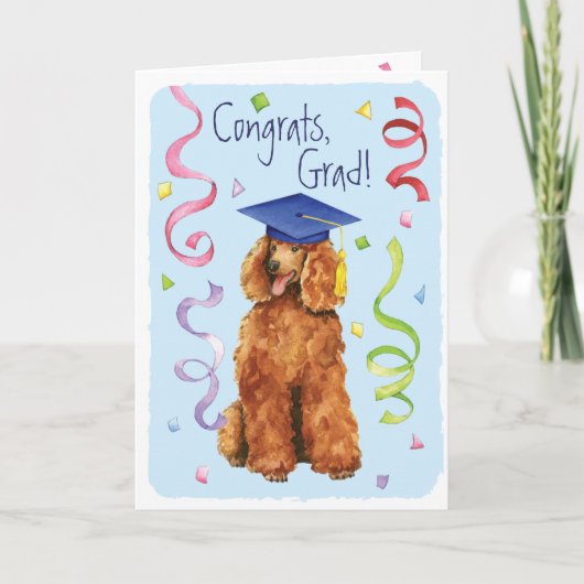 De Gediplomeerde van de poedel Kaart (Voorkant)