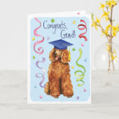 De Gediplomeerde van de poedel Kaart (Gele Bloem)