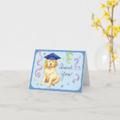 De Gediplomeerde van het golden retriever Kaart (Gele Bloem)