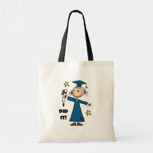 De Gediplomeerde van het meisje Tote Bag