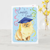 De Gediplomeerde van Pomeranian Kaart (Gele Bloem)