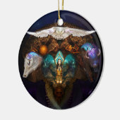 De gedistilleerde dieren keramisch ornament (Links)