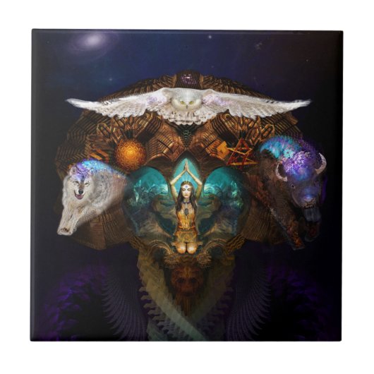 De gedistilleerde dieren tegeltje (Voorkant)