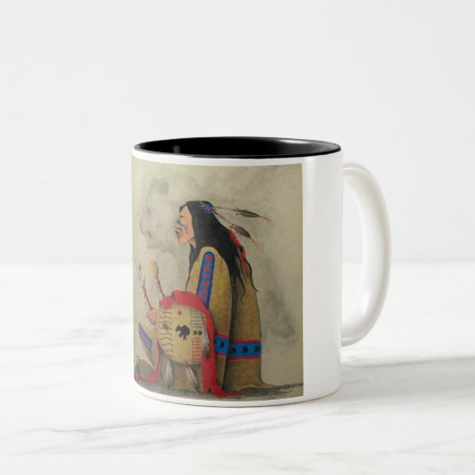 De gedistilleerde dranken tweekleurige koffiemok (Voorkant rechts)