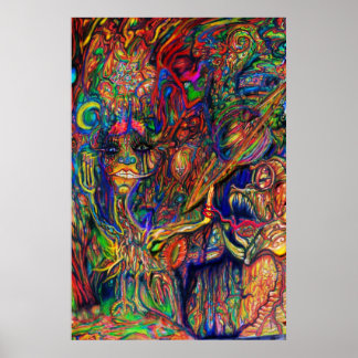 De gedistilleerde ruimte poster