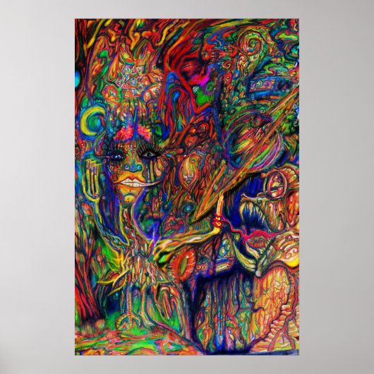 De gedistilleerde ruimte poster (Voorkant)