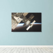 De gedokte Soyuz 13 Canvas Afdruk (Insitu (Houten vloer))