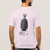 De gedraaide locomotief LS T-shirt (Achterkant)