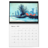 De Gedrukte Kalender van ukiyo-e 2015 Douane (Feb 2027)