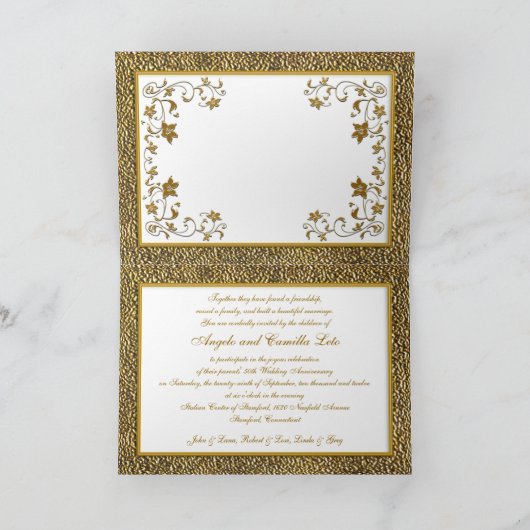 De GEDRUKTE Uitnodiging van het Jubileum van het (Binnen)