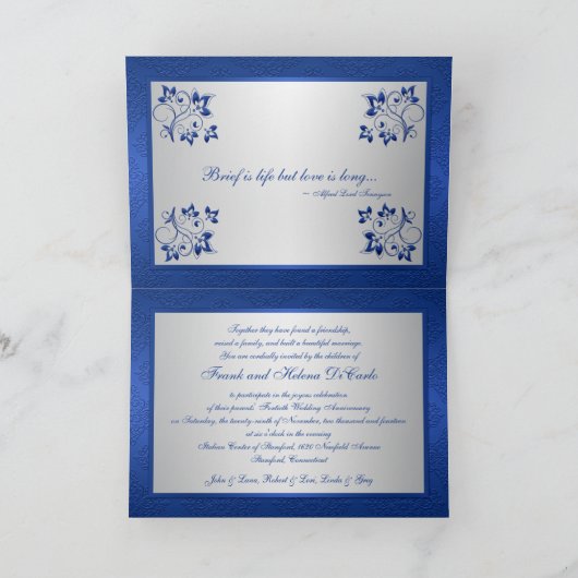 De GEDRUKTE Uitnodiging van het Jubileum van het (Binnen)