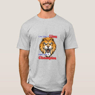 De gedurfde esthetiek van een brullende leeuw t-shirt