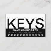 de gedurfde klantenloyaliteitskaart van de KEYS Klantenkaartje (Voorkant)