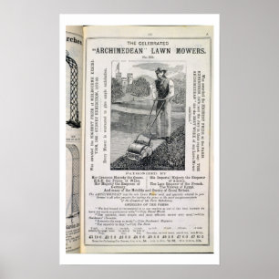 De geëerde 'Archimedean' Lawn Mowers, van de Poster