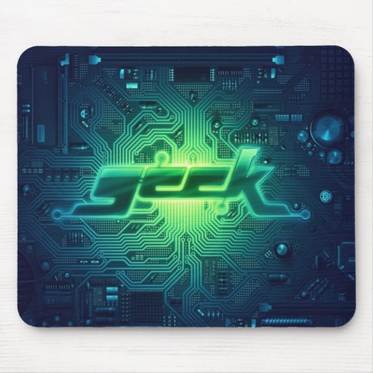 De Geek Mousepad Muismat (Voorkant)