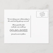 De Geeky Gamers sparen het Briefkaart van de Datum (Achterkant)