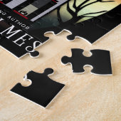 De geest en de Halloween Haunt Book Hoesje Puzzel Legpuzzel (Zijkant)