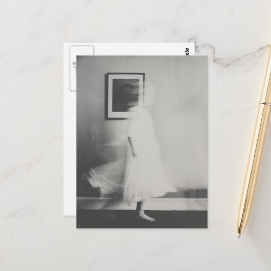 De geest in de gang briefkaart (Voorkant / Achterkant in situ)