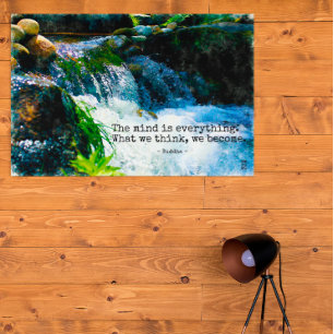 De Geest Is Alles, Motivatie Citaat Muurkunst Poster