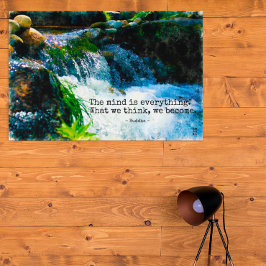 De geest is alles, Motivatie Citaat Wallart Poster