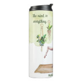 De geest is alles wat Waterverf reismodebok is Thermosbeker (Gedraaid links)