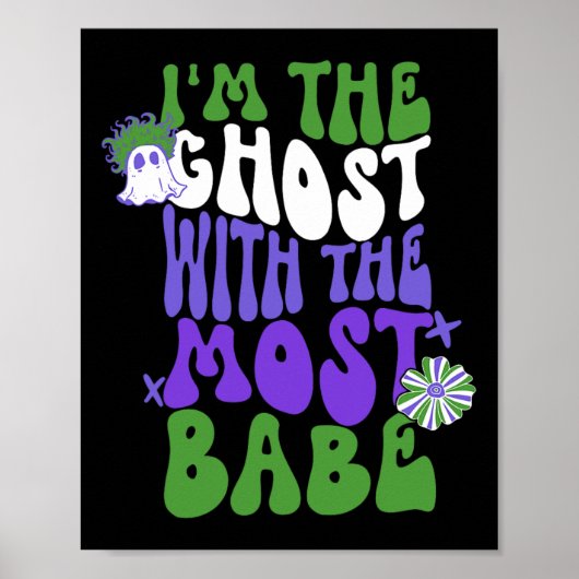 De geest met de meeste babes appels poster (Voorkant)