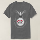 De geest ontwikkelt het lichaam t-shirt (Design voorkant)