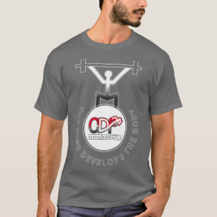 De geest ontwikkelt het lichaam t-shirt