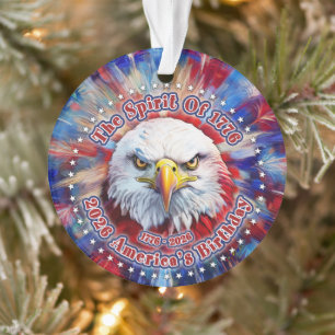 De Geest Van 1776, 2026 America's Rode Adelaar Vuu Ornament