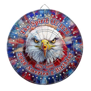 De Geest Van 1776, 2026 Amerika's Rode Adelaar Vuu Dartbord