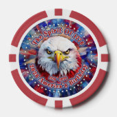 De Geest Van 1776, 2026 Amerika's Rode Adelaar Vuu Poker Chips (Voorkant)
