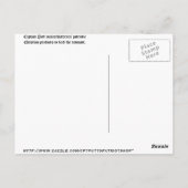 De geest van 1776 briefkaart (Achterkant)