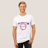 DE GEEST VAN 26: 1776 - 2026 Tri-Blend SHIRT (Voorkant volledig)
