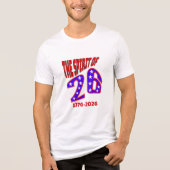 DE GEEST VAN 26: 1776-2026 Tri-Blend SHIRT (Voorkant)