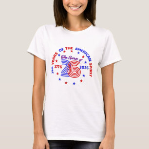 DE GEEST VAN 26: 250 JAAR AMERIKAANSE GEEST T-SHIRT