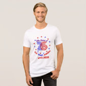 DE GEEST VAN 26: 250 JAAR STERK Tri-Blend SHIRT (Voorkant volledig)