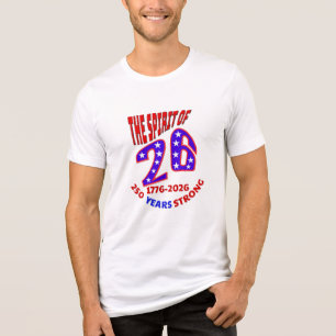 DE GEEST VAN 26: 250 JAAR STERK Tri-Blend SHIRT