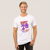 DE GEEST VAN 26: 250 JAAR STERK Tri-Blend SHIRT (Voorkant volledig)