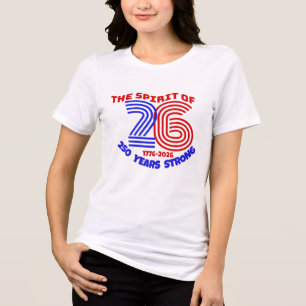 DE GEEST VAN 26: 250 JAAR STERK Tri-Blend SHIRT