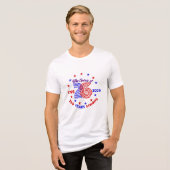 DE GEEST VAN 26-250 JAAR STERK Tri-Blend SHIRT (Voorkant volledig)