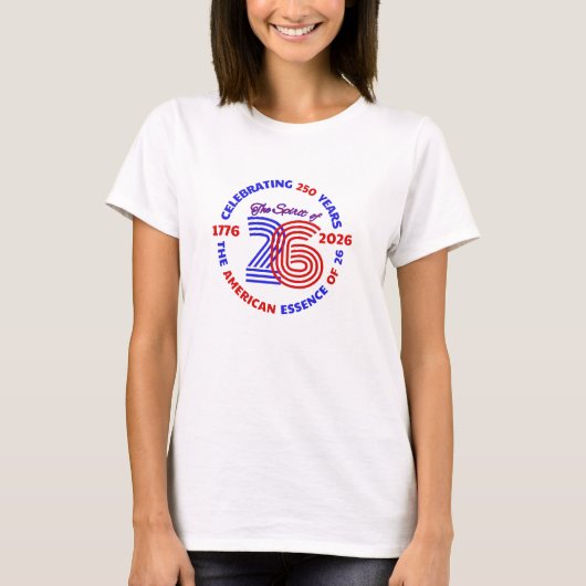 DE GEEST VAN 26 - 250 JAAR VIEREN T-SHIRT (Voorkant)