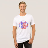 DE GEEST VAN 26 - 250 JAAR VIEREN Tri-Blend SHIRT (Voorkant volledig)