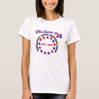 DE GEEST VAN 26 - DE 250TH VERJAARDAGSBASH VAN FRE T-SHIRT