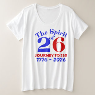 DE GEEST VAN 26: DE REIS NAAR 250 GROTE MAAT T-SHIRT