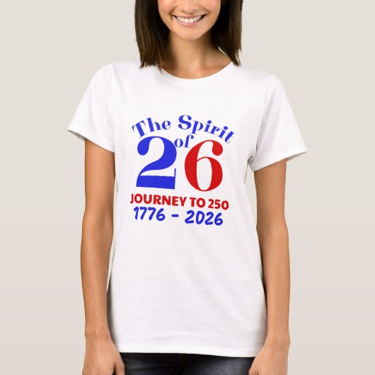 DE GEEST VAN 26: DE REIS NAAR 250 T-SHIRT (Voorkant)