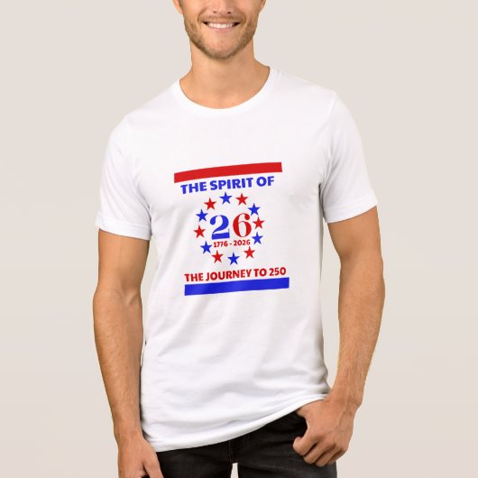 DE GEEST VAN 26: DE REIS NAAR 250 Tri-Blend SHIRT (Voorkant)