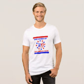DE GEEST VAN 26: DE REIS NAAR 250 Tri-Blend SHIRT (Voorkant volledig)