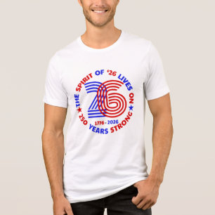 DE GEEST VAN 26 LEEFT VOORT: 250 JAAR STERK Tri-Blend SHIRT