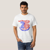 DE GEEST VAN 26 LEEFT VOORT: 250 JAAR VRIJHEID T-SHIRT (Voorkant volledig)