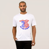 DE GEEST VAN 26 LEEFT VOORT: 250 JAAR VRIJHEID T-SHIRT (Voorkant volledig)